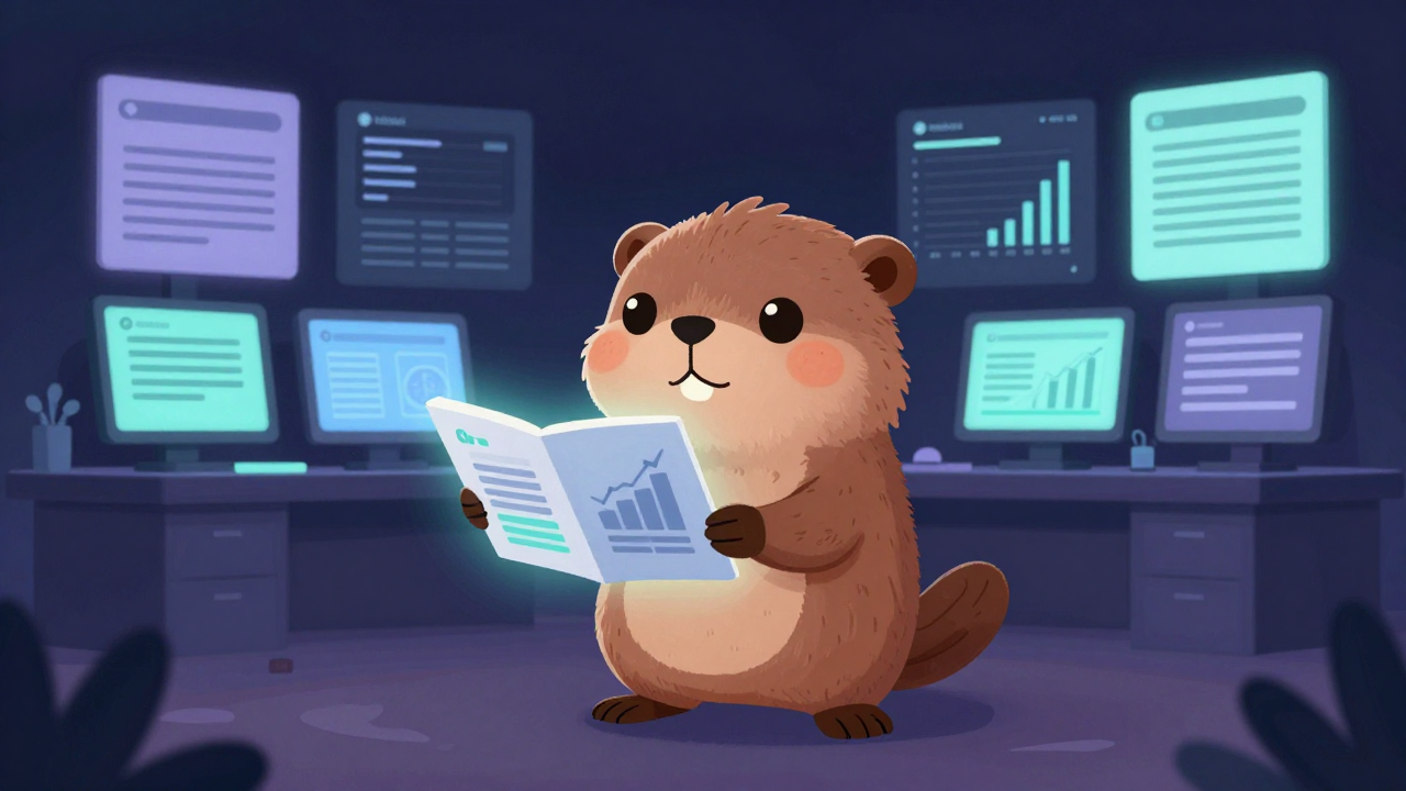 보험동향분석원 직업 종사자가 업무를 수행하는 모습