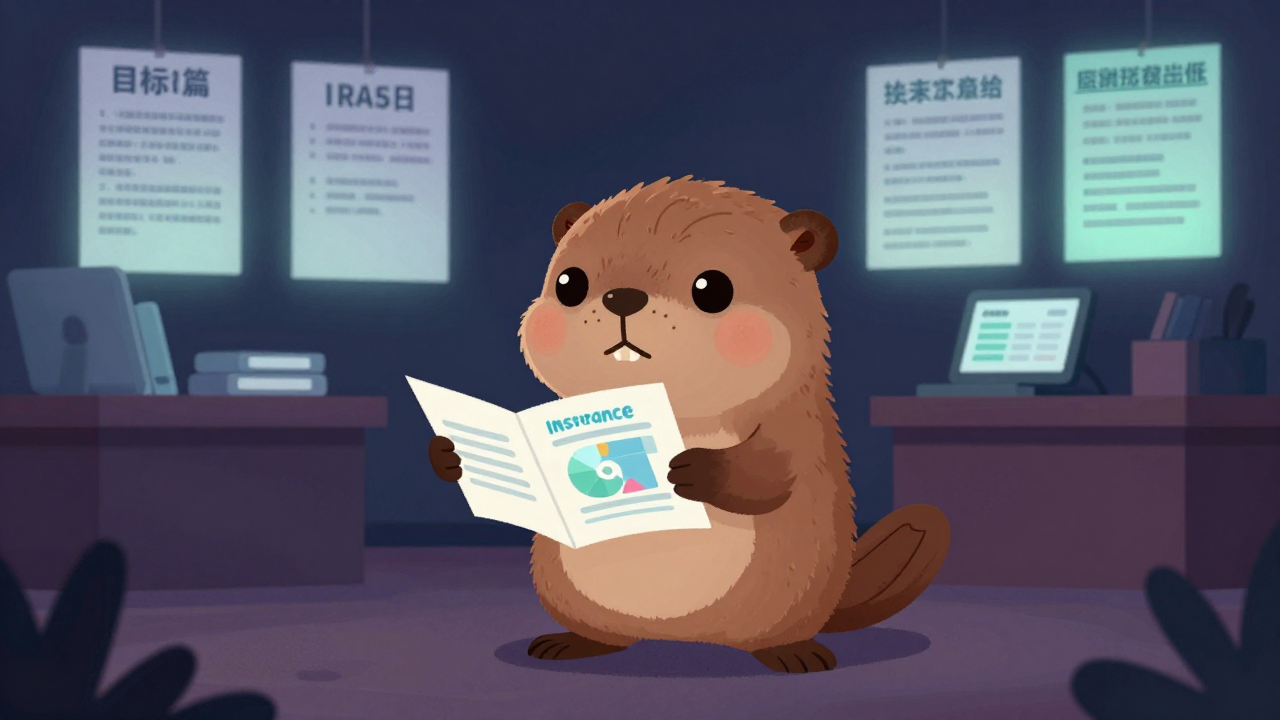 보험설계사 직업 종사자가 업무를 수행하는 모습