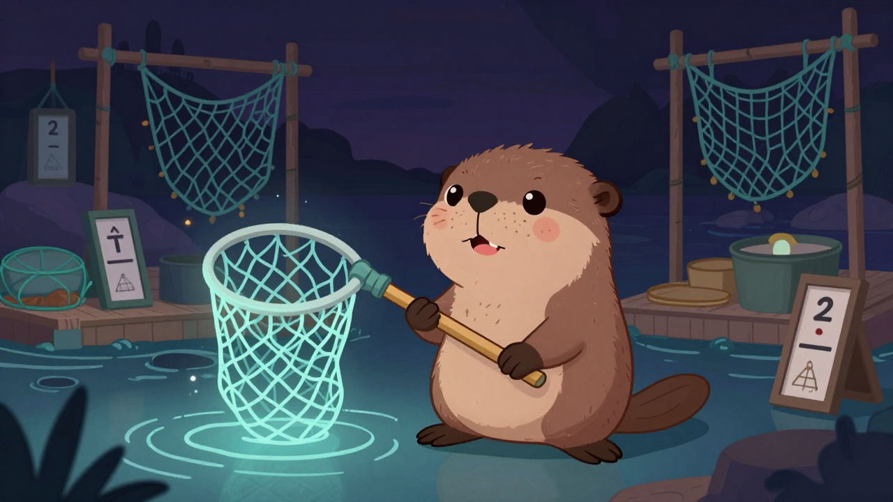 봉수망어선원 직업 종사자가 업무를 수행하는 모습