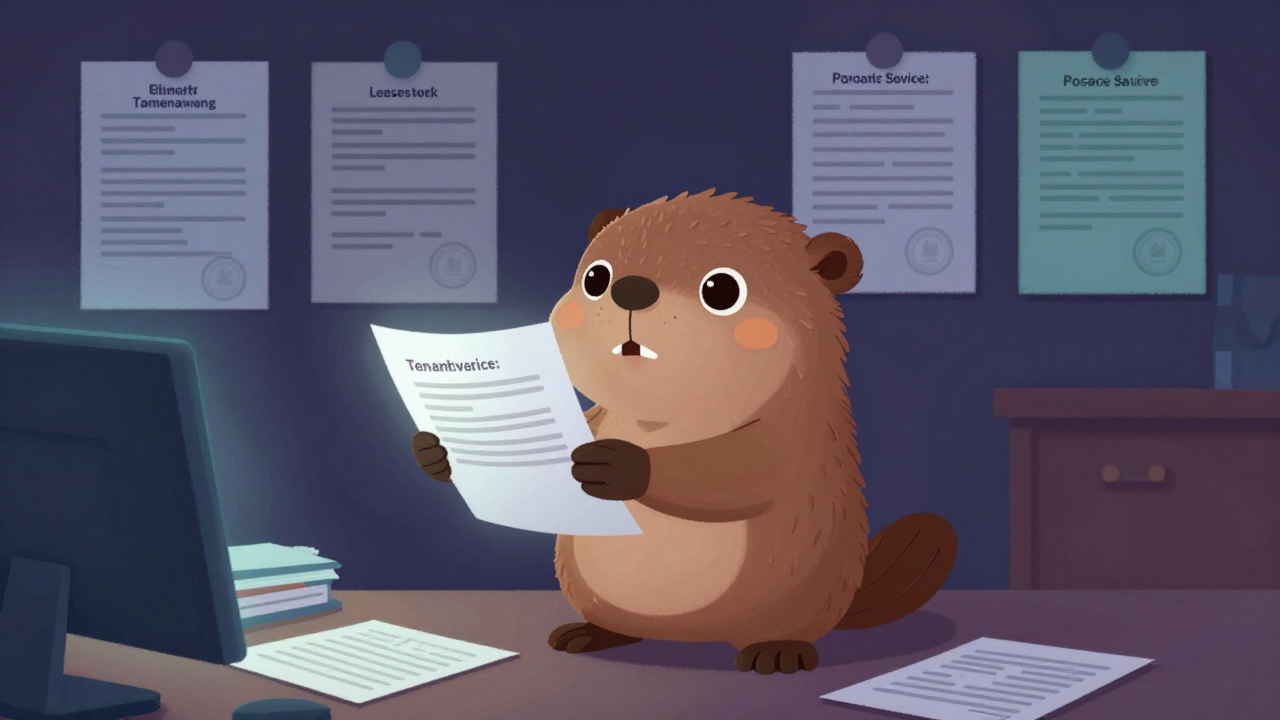 부동산관리자 직업 종사자가 업무를 수행하는 모습