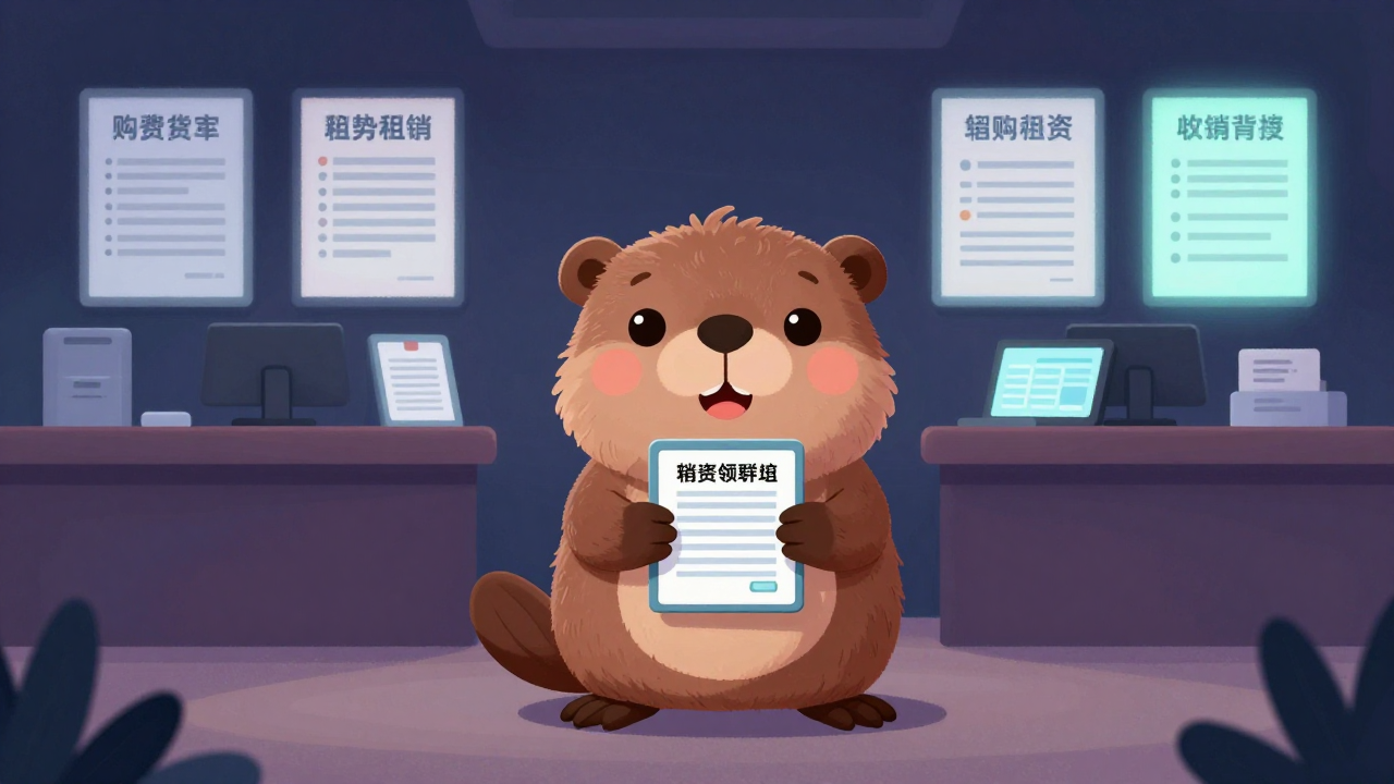 부동산임대사무원 직업 종사자가 업무를 수행하는 모습