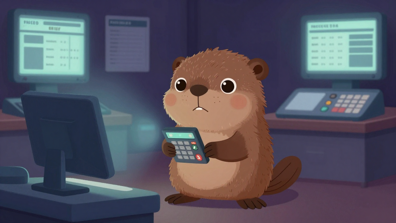 부두화물장치료계산원