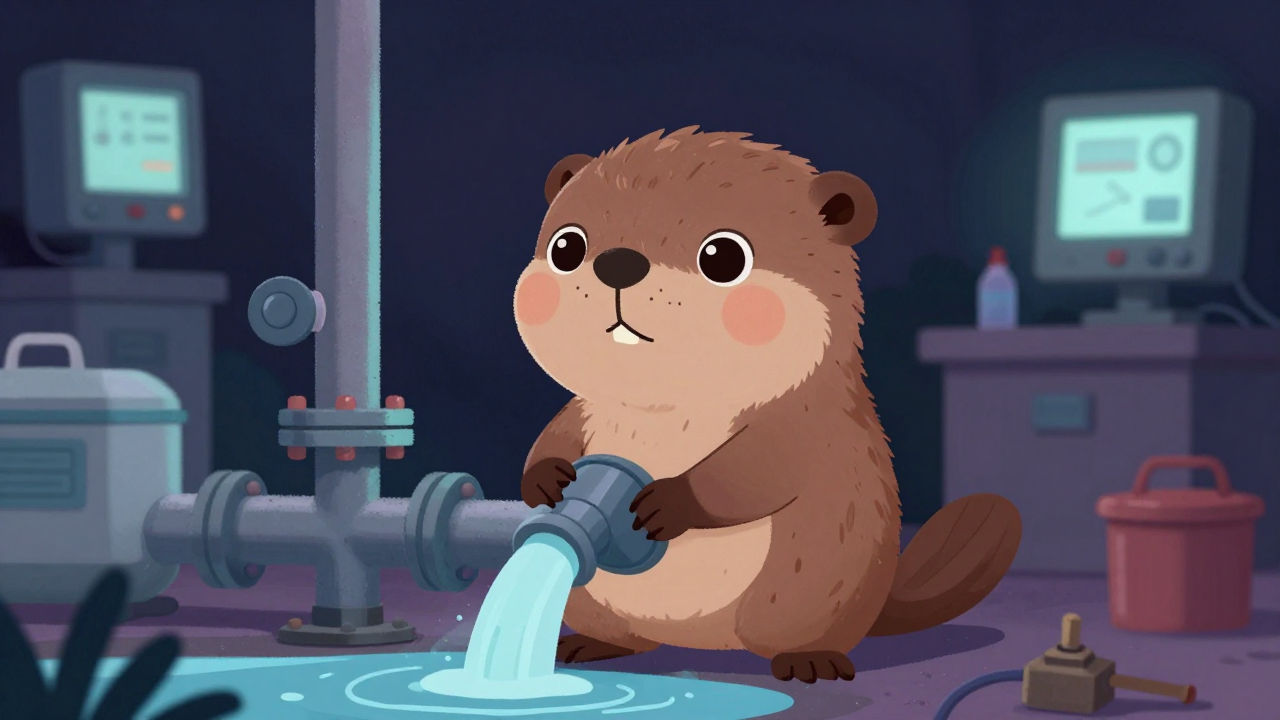 브라운관펀넬도포원 직업 종사자가 업무를 수행하는 모습