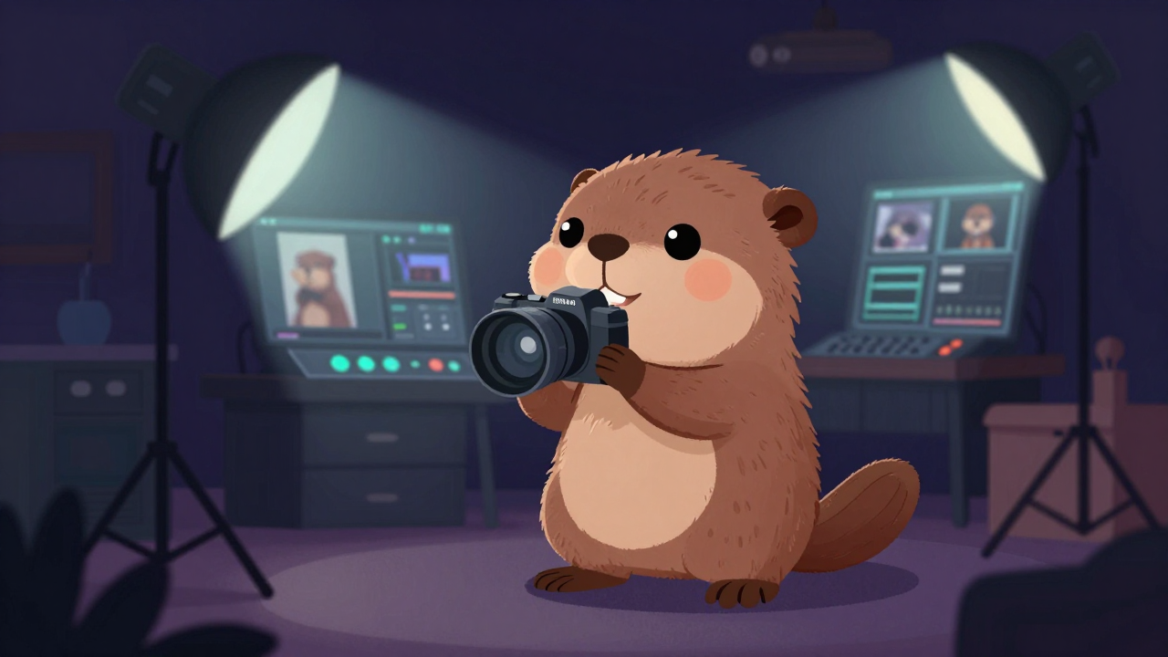 사진작가 및 사진사 직업 종사자가 업무를 수행하는 모습