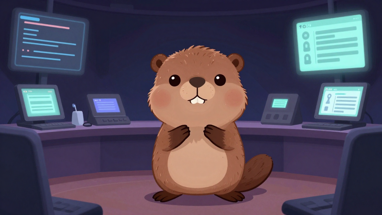 사회자 직업 종사자가 업무를 수행하는 모습