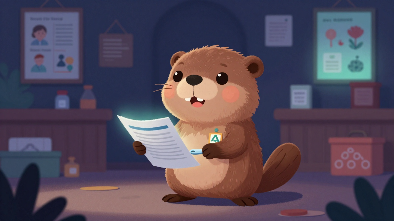 생활지도원 직업 종사자가 업무를 수행하는 모습