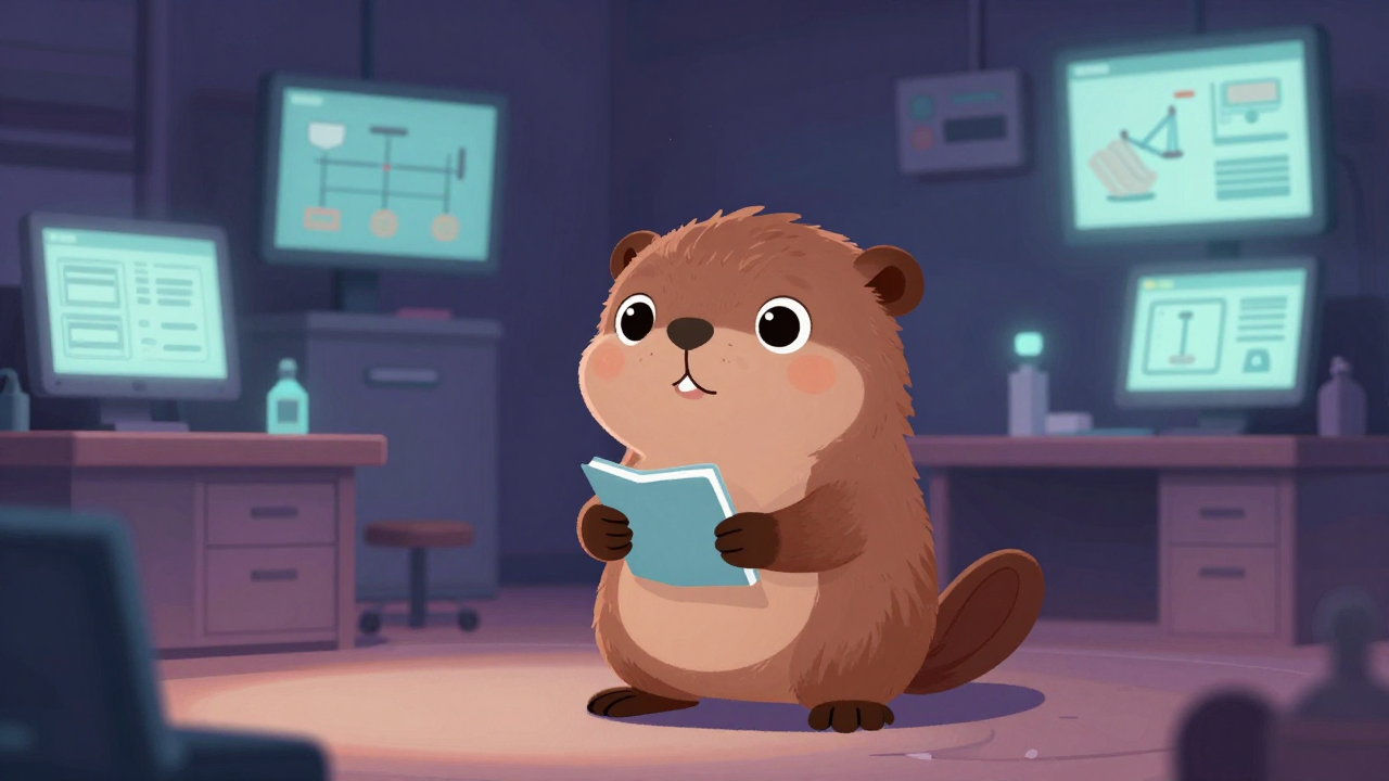 섬유공정개발기술자 직업 종사자가 업무를 수행하는 모습