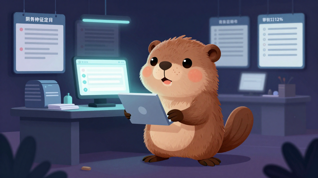 소셜커머스거래품질관리자 직업 종사자가 업무를 수행하는 모습