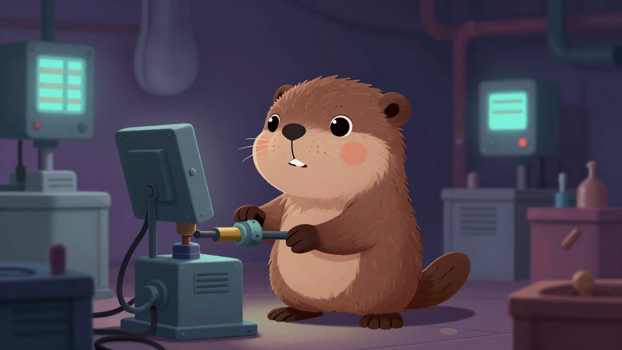 소취다듬원 직업 종사자가 업무를 수행하는 모습