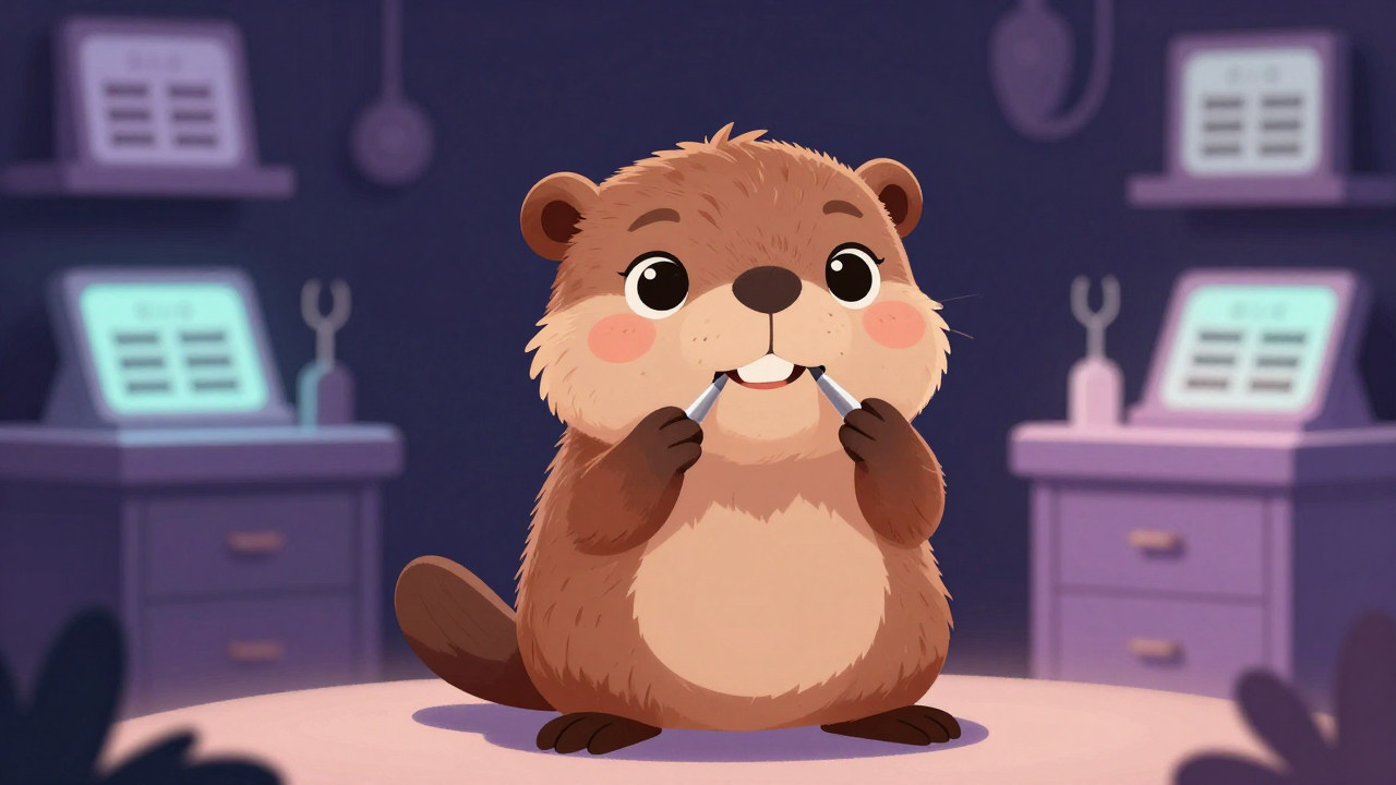 속눈썹미용사 직업 종사자가 업무를 수행하는 모습