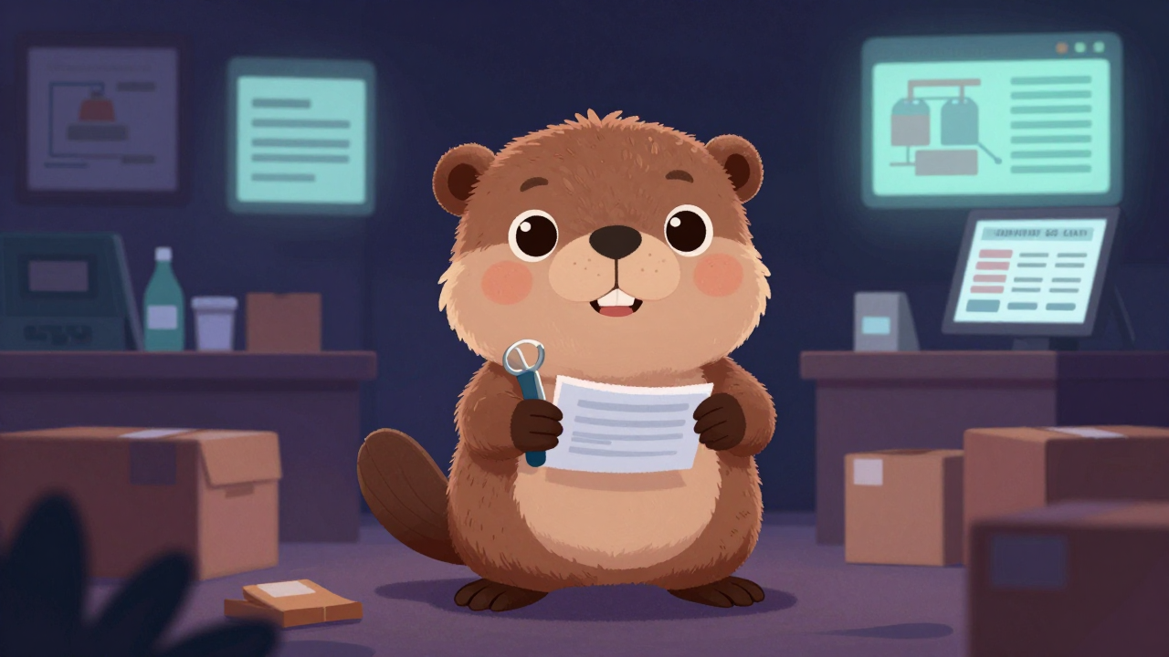 수입업자 직업 종사자가 업무를 수행하는 모습