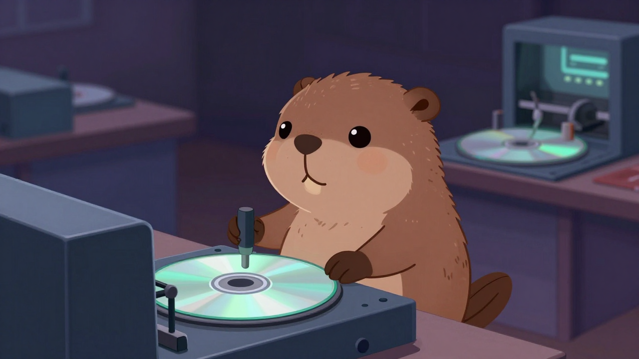 씨디프레스조작원 직업 종사자가 업무를 수행하는 모습