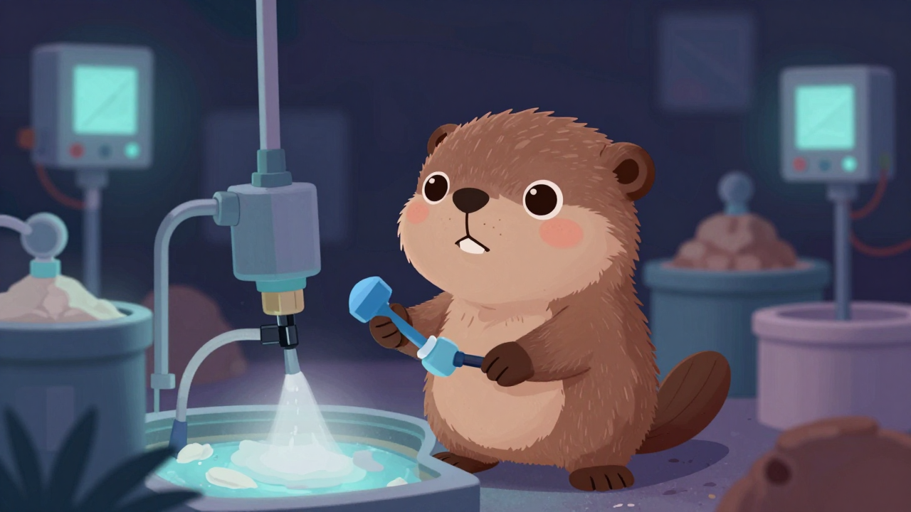 양생원 직업 종사자가 업무를 수행하는 모습