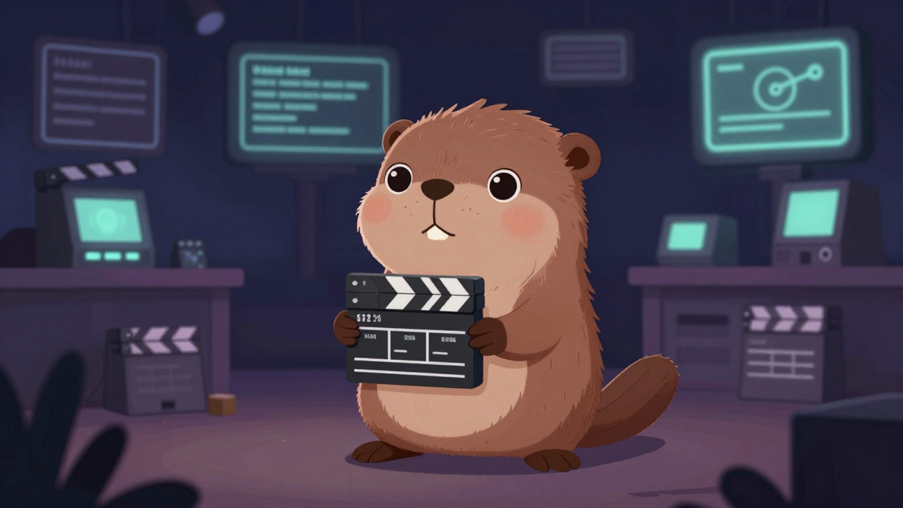 영화프로듀서 직업 종사자가 업무를 수행하는 모습