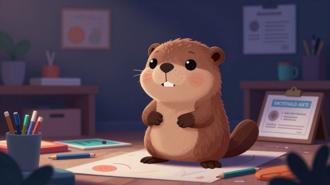 예술치료사 직업 종사자가 업무를 수행하는 모습