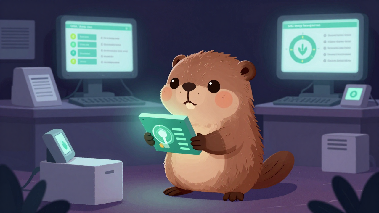 온실가스에너지목표관리제검증심사원 직업 종사자가 업무를 수행하는 모습