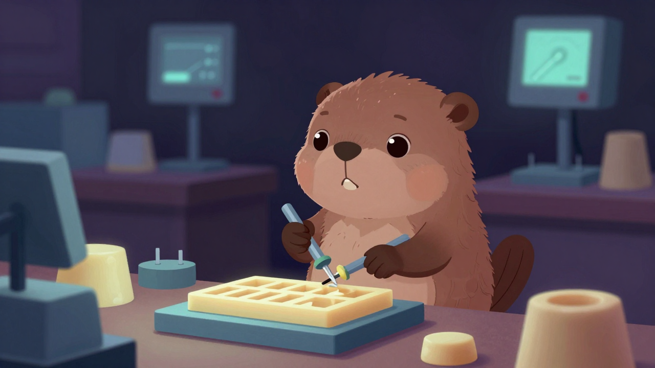 왁스모형조립원