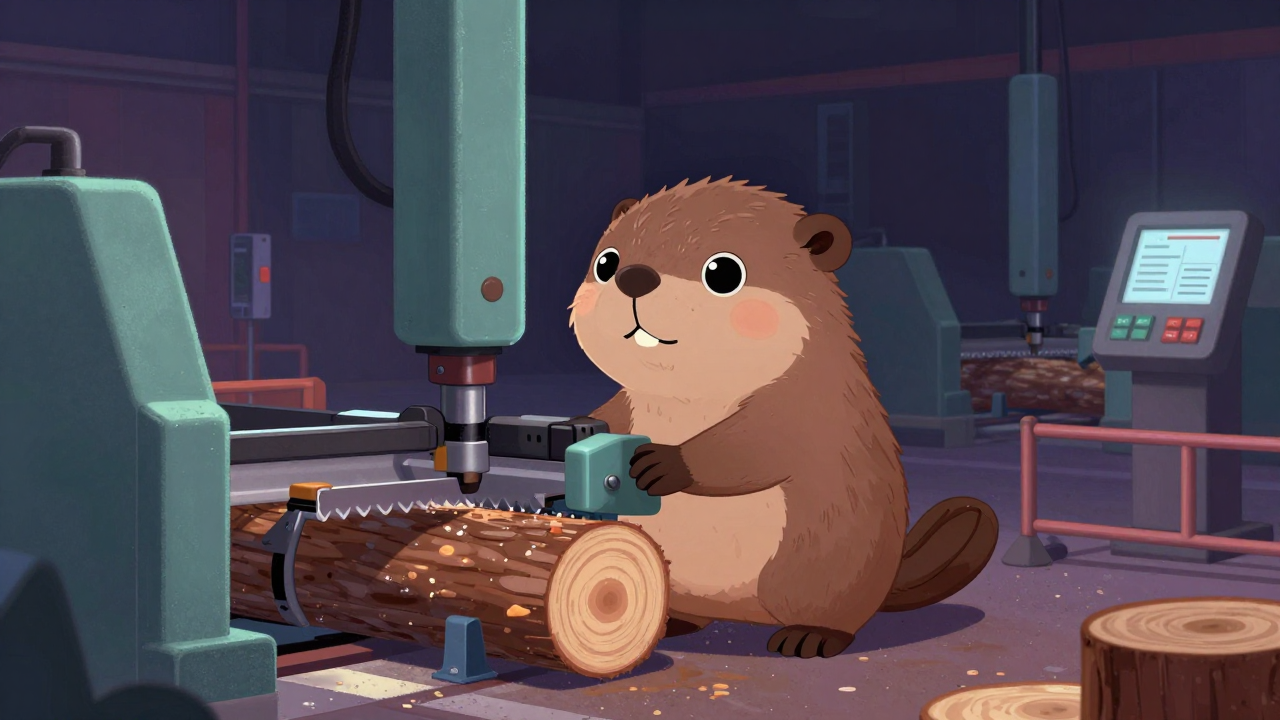 원목절삭기조작원