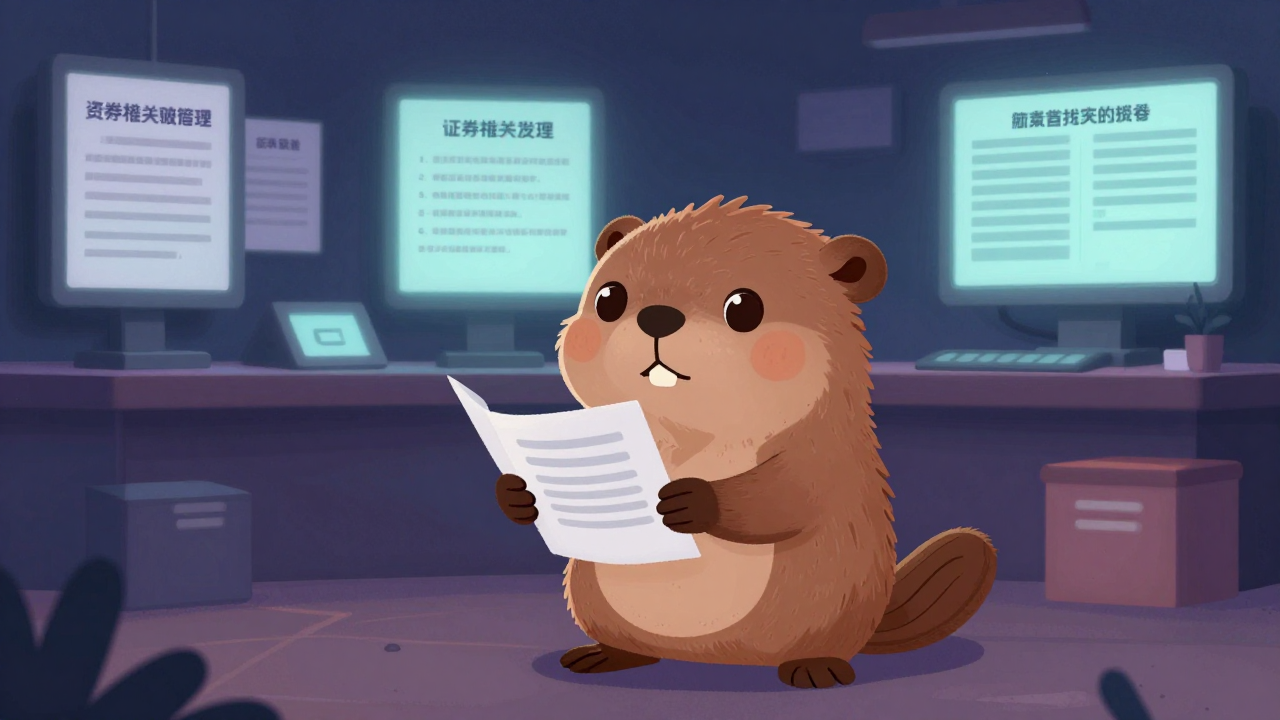 유가증권발행사무원