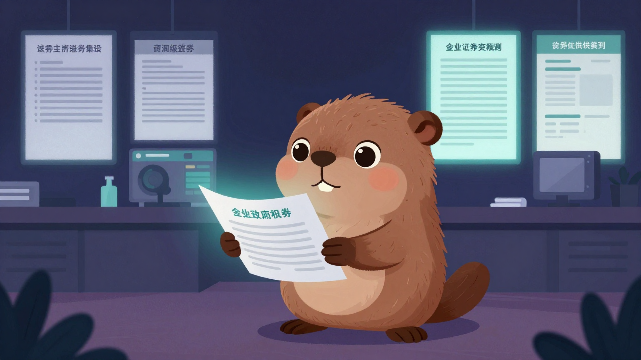 유가증권상장등록심사원 직업 종사자가 업무를 수행하는 모습