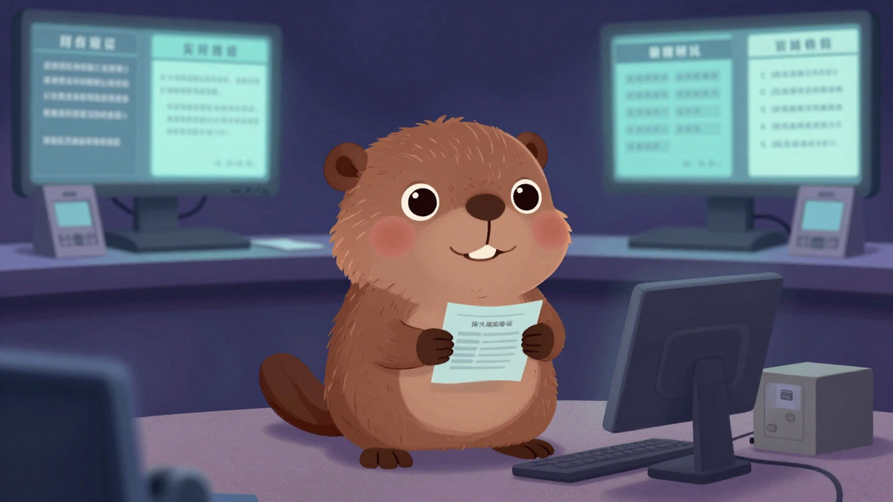 유가증권상장폐지사무원 직업 종사자가 업무를 수행하는 모습