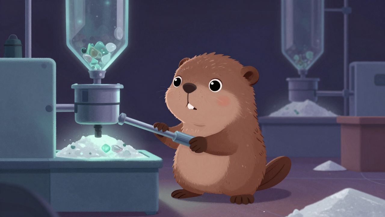 유리원료분쇄원