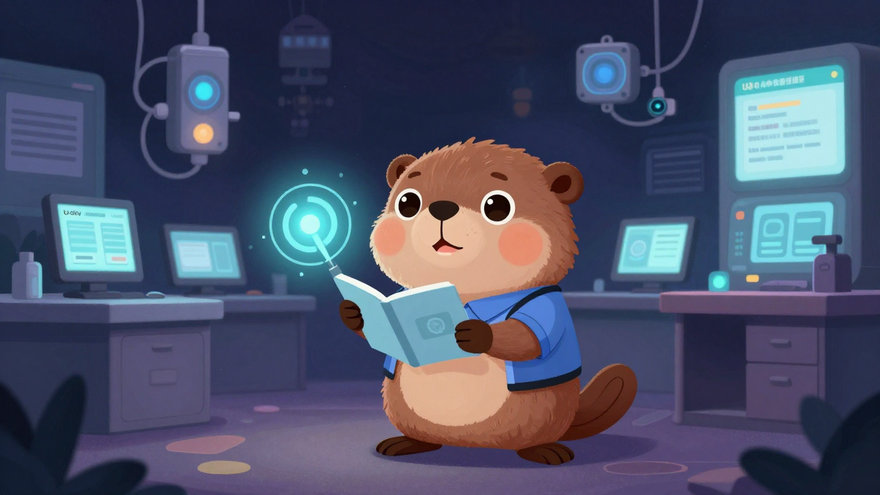 유비쿼터스도시서비스운영원 직업 종사자가 업무를 수행하는 모습