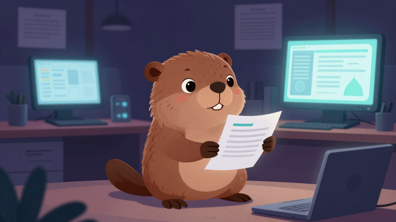 은행기업금융심사보조역 직업 종사자가 업무를 수행하는 모습