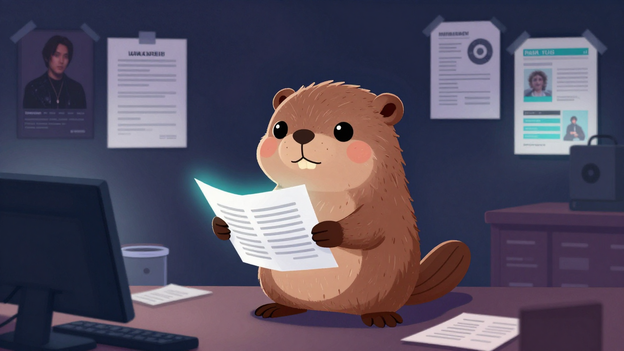 음반기획자 직업 종사자가 업무를 수행하는 모습