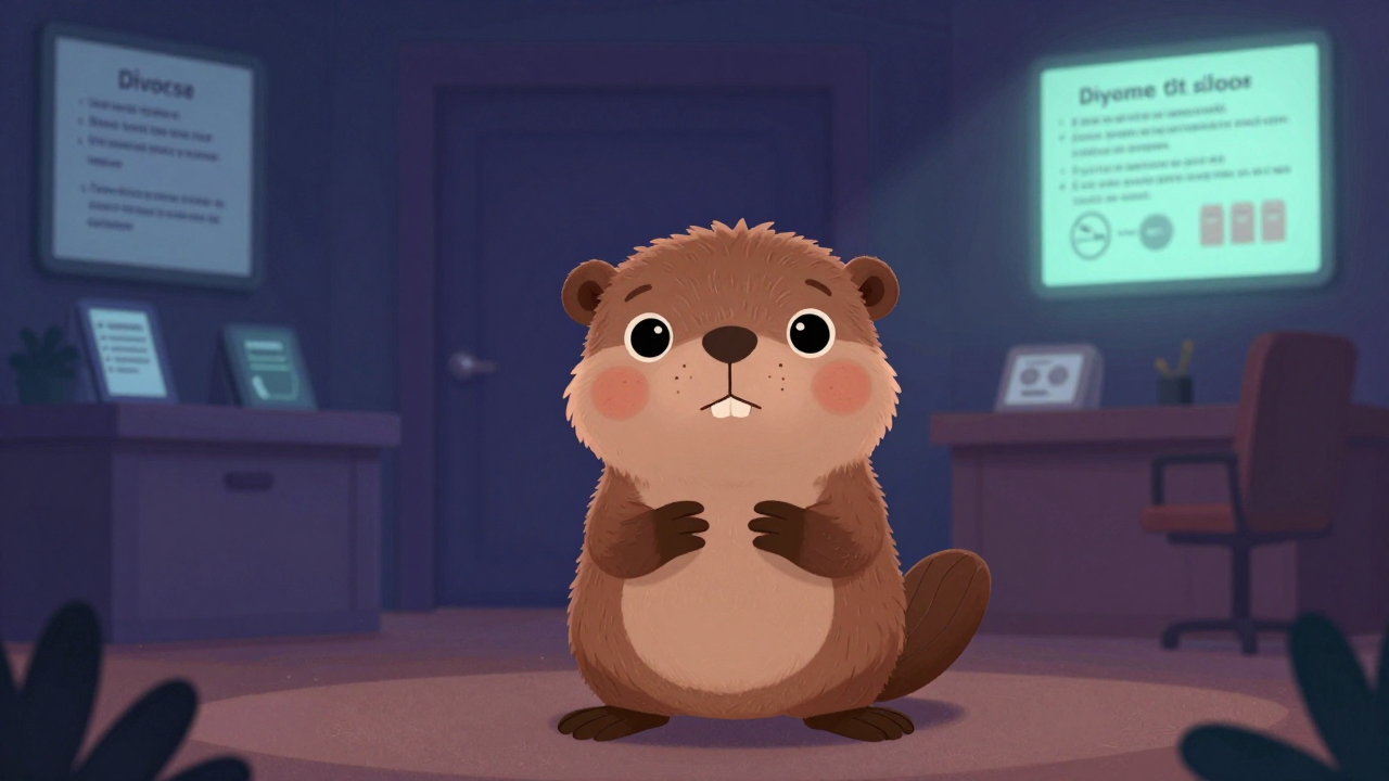 이혼상담사 직업 종사자가 업무를 수행하는 모습