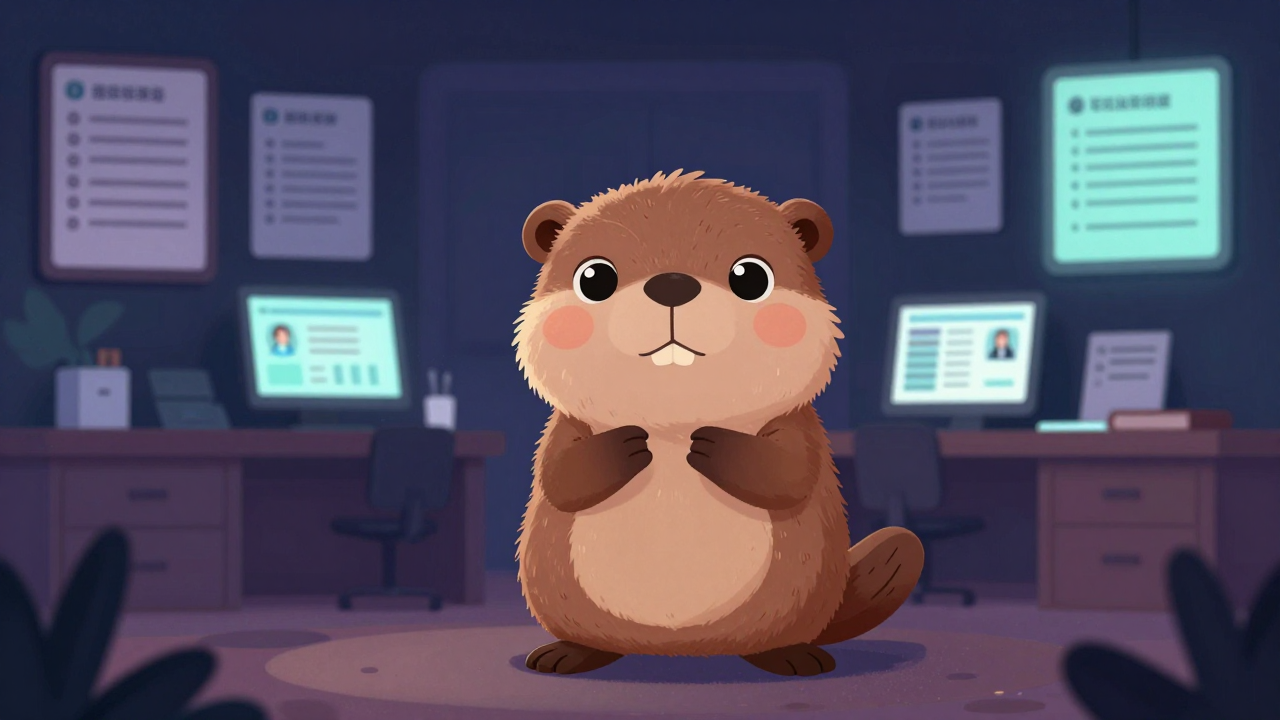 인재추천전문가 직업 종사자가 업무를 수행하는 모습