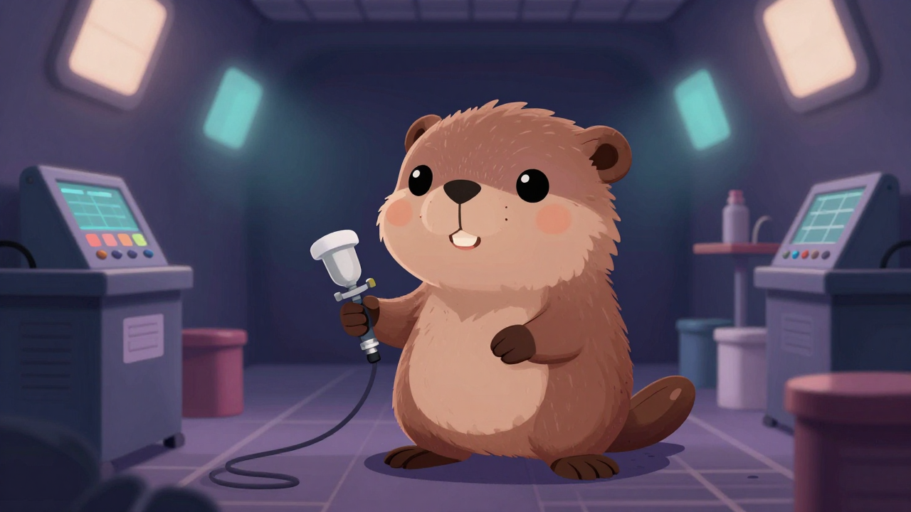 자동차도장정비원