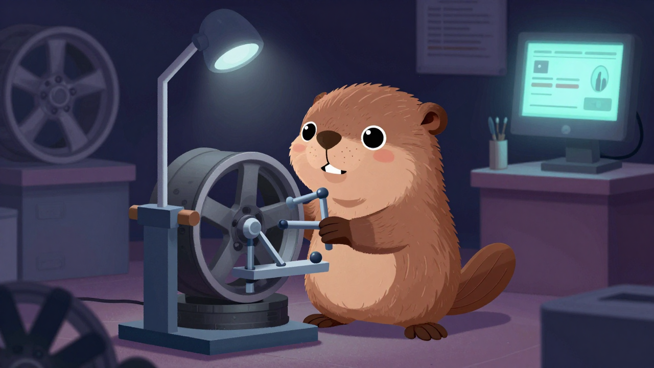 자동차휠검사원