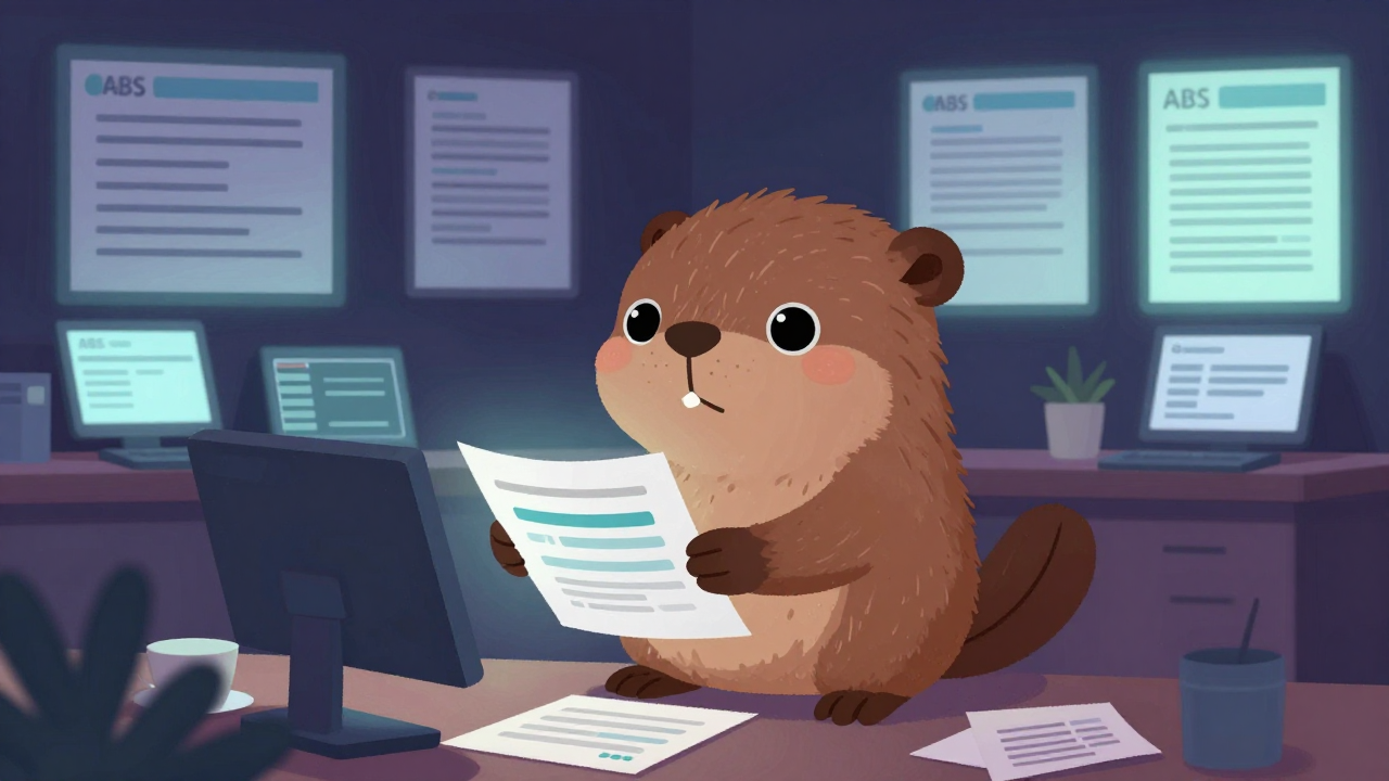 자산유동화증권발행주선사무원 직업 종사자가 업무를 수행하는 모습