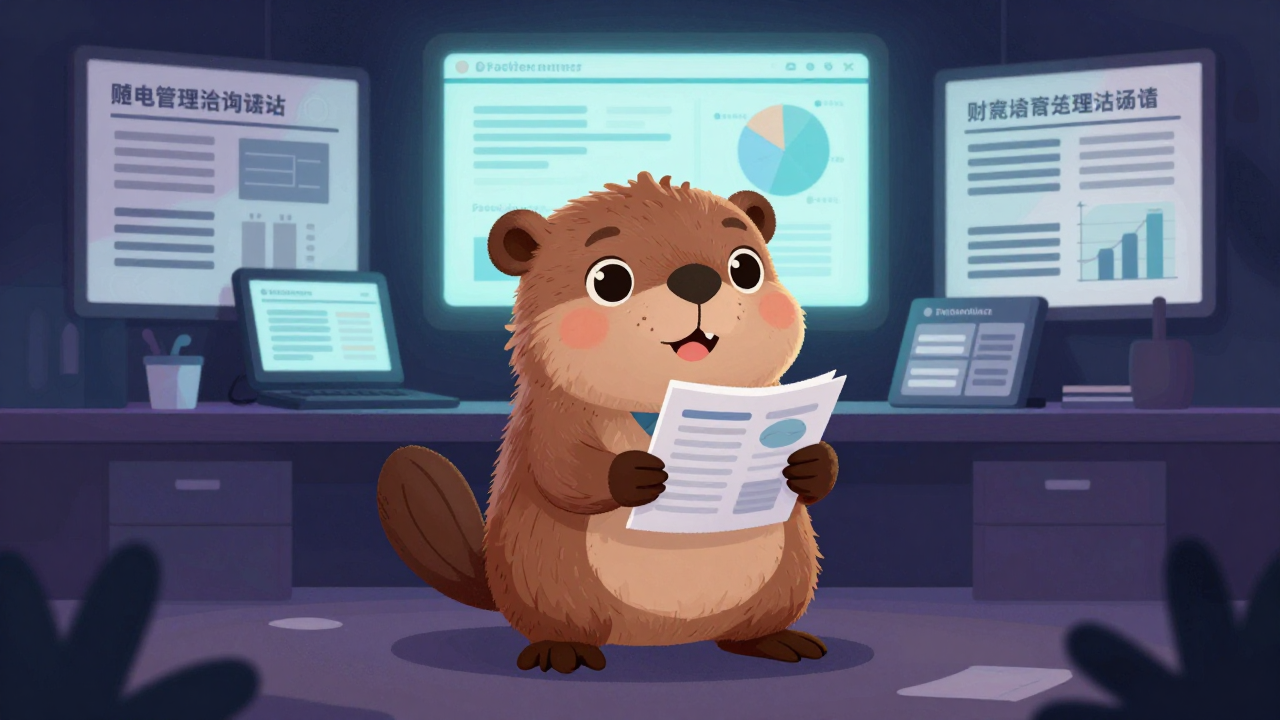 재무설계사 직업 종사자가 업무를 수행하는 모습