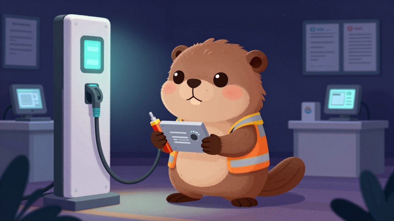 전기차충전기현장점검원