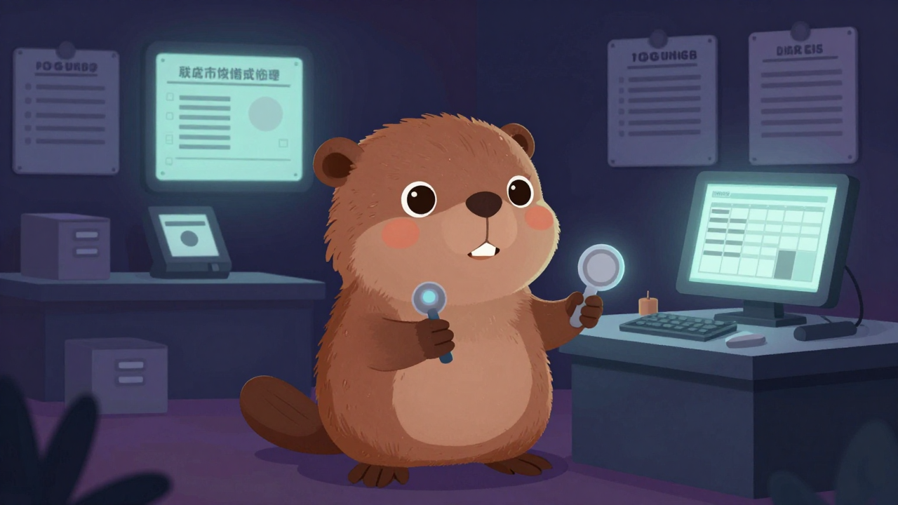 전당포관리자 직업 종사자가 업무를 수행하는 모습