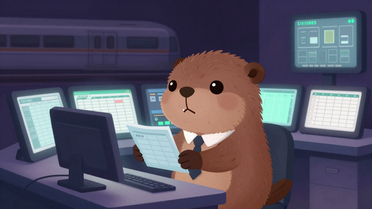 전동차운전계획사무원