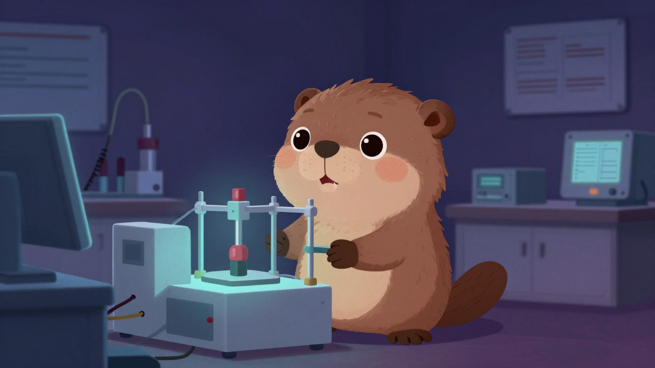 전력구조물연구원 직업 종사자가 업무를 수행하는 모습