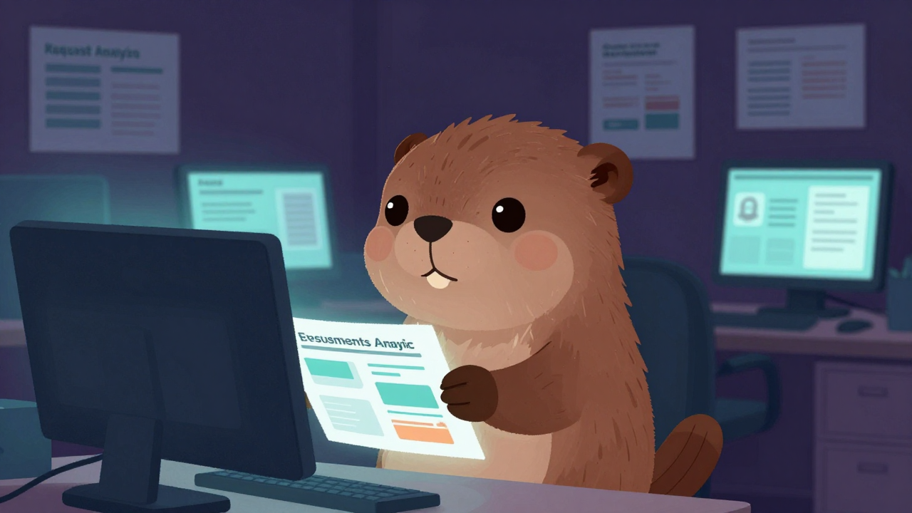 전산시스템분석원 직업 종사자가 업무를 수행하는 모습