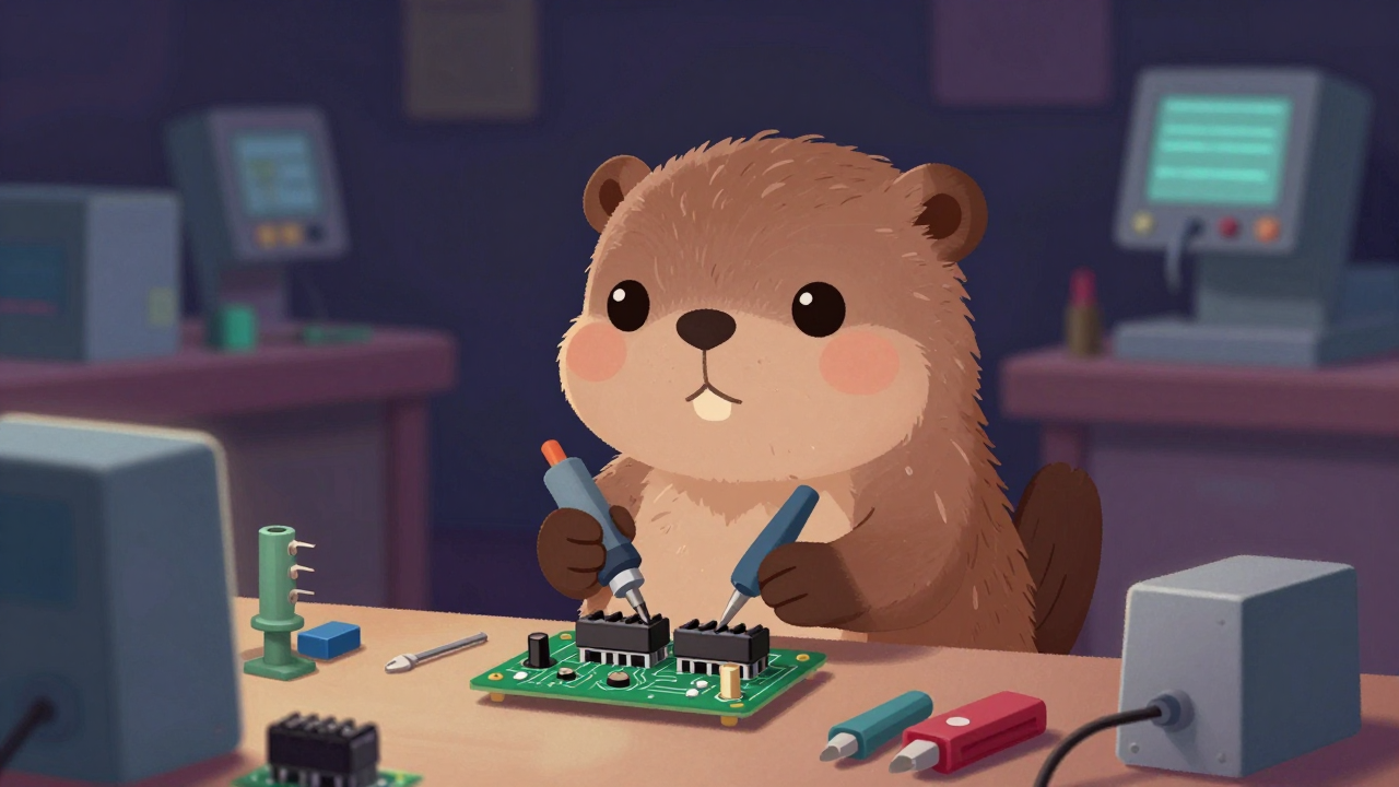 전자교환기조립원