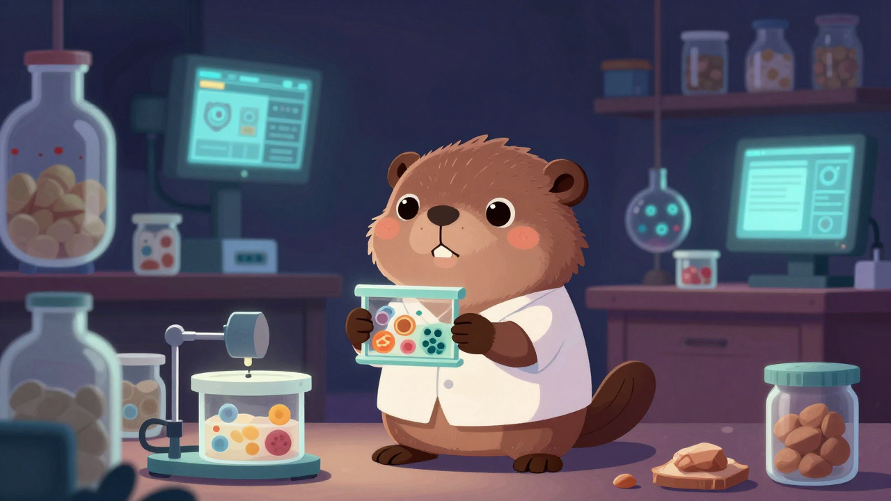 전통발효식품연구원 직업 종사자가 업무를 수행하는 모습