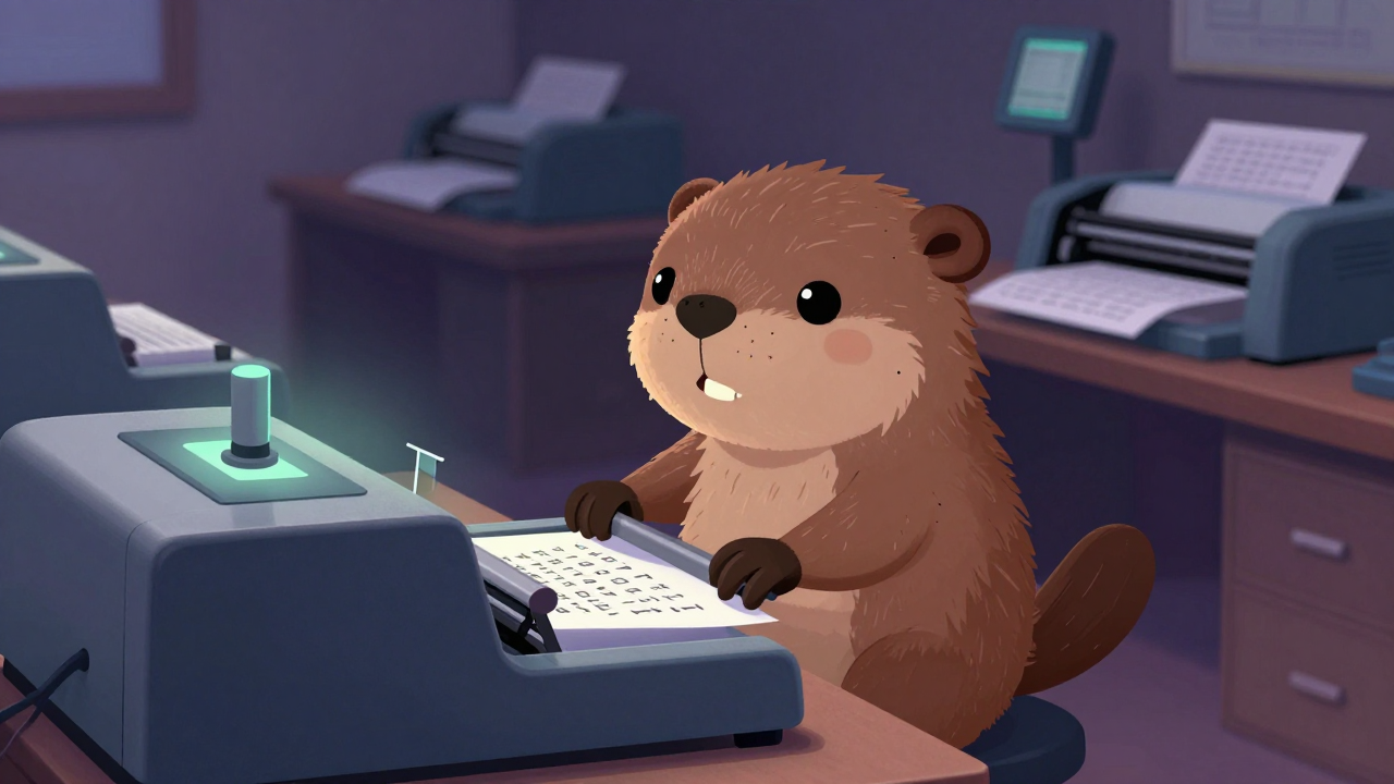 점자인쇄기조작원