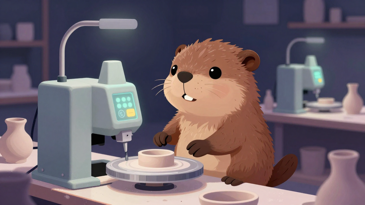 점토제품성형기조작원