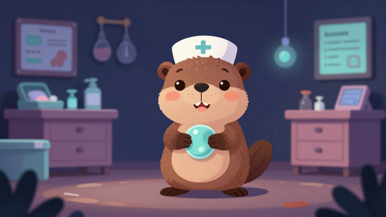 조산사 직업 종사자가 업무를 수행하는 모습