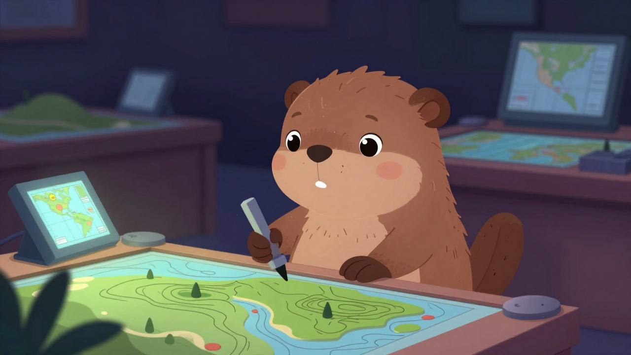 지리모형제작원