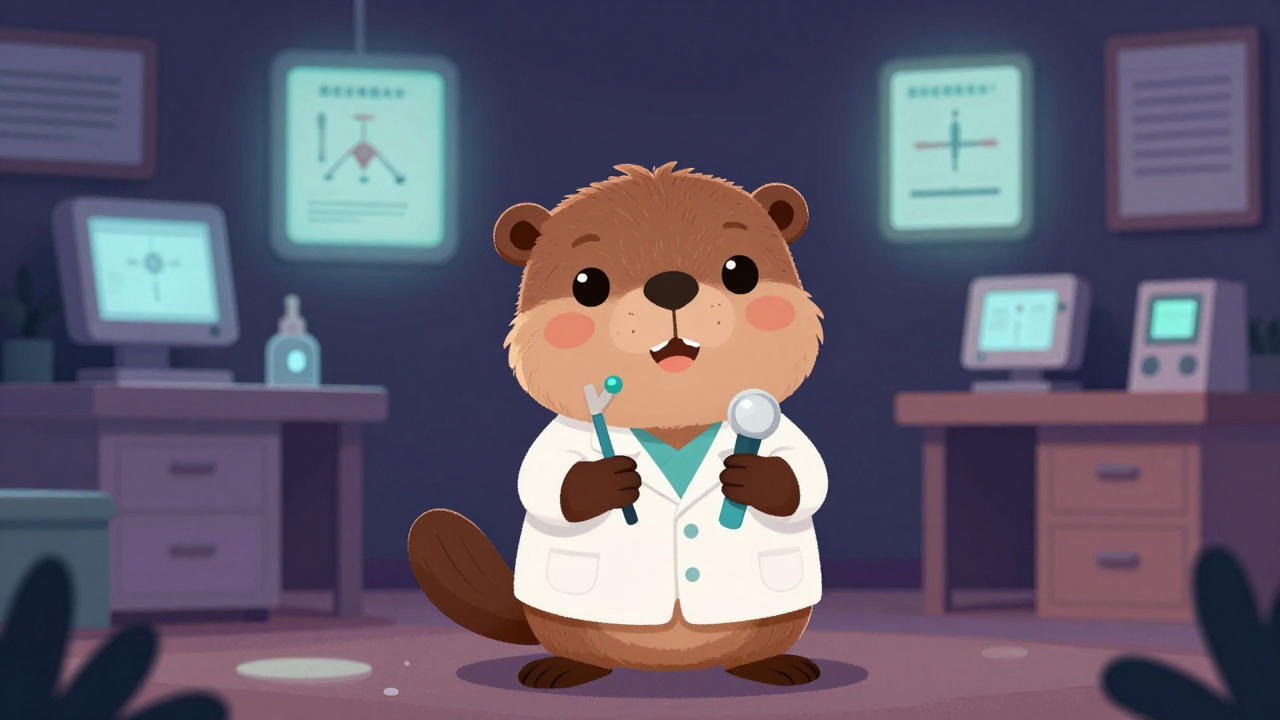 직업환경의학과전문의사 직업 종사자가 업무를 수행하는 모습