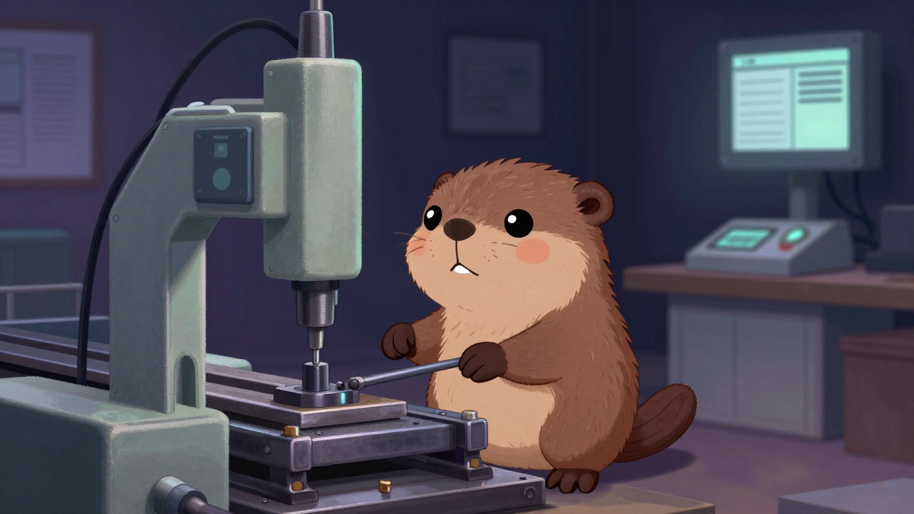 철재판부착기조작원