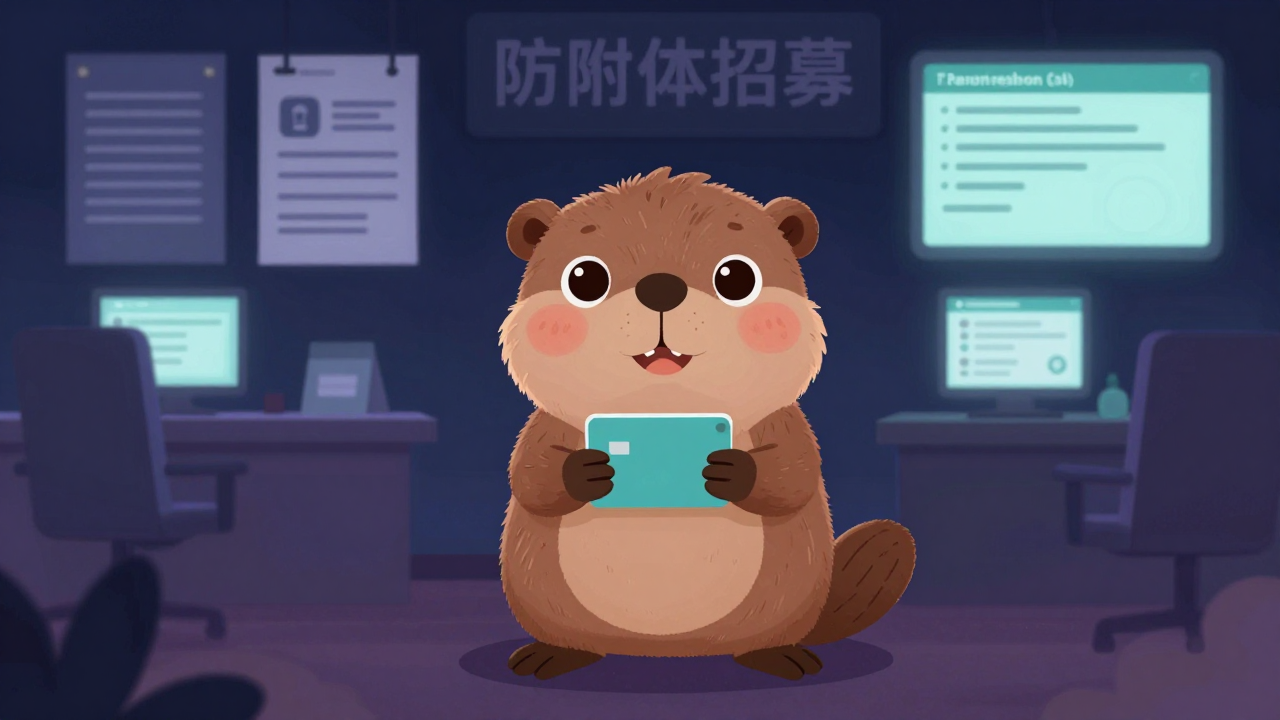 카드제휴영업사무원 직업 종사자가 업무를 수행하는 모습