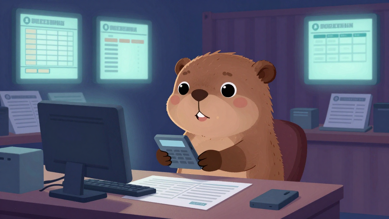 컨테이너작업정산사무원